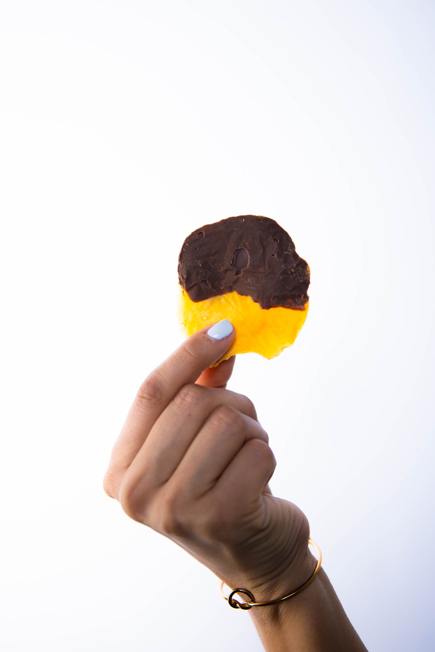 PRÓXIMAMENTE mango deshidratado con cubierta de chocolate